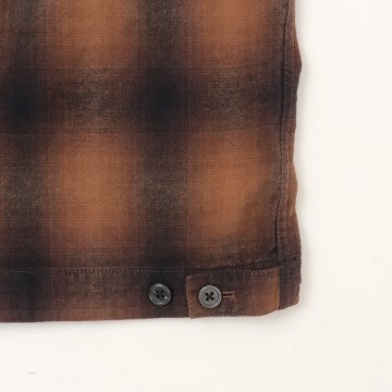 Schott ショット 5252005 オンブレジップアップ ジャケット メンズ アウター フランネル 秋 冬 の画像
