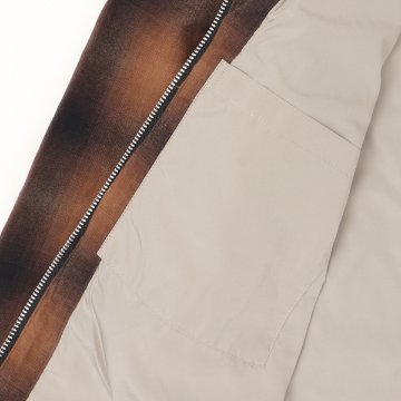 Schott ショット 5252005 オンブレジップアップ ジャケット メンズ アウター フランネル 秋 冬 の画像