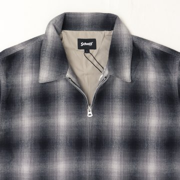 Schott ショット 5252005 オンブレジップアップ ジャケット メンズ アウター フランネル 秋 冬 の画像