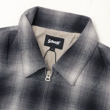 Schott ショット 5252005 オンブレジップアップ ジャケット メンズ アウター フランネル 秋 冬 の画像