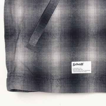 Schott ショット 5252005 オンブレジップアップ ジャケット メンズ アウター フランネル 秋 冬 の画像