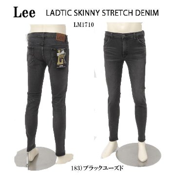  Lee リー LASTIC LM1710 SKINNY STRETCH DENIM メンズ スキニー 細め パンツ ストレッチ ユーズドカラー　146＆183の画像