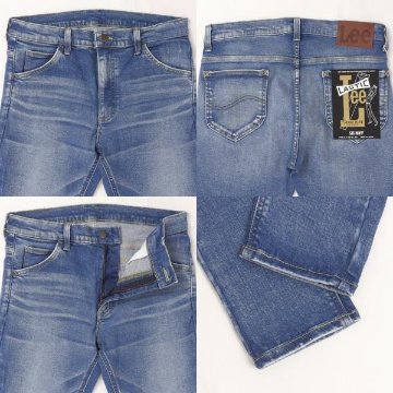  Lee リー LASTIC LM1710 SKINNY STRETCH DENIM メンズ スキニー 細め パンツ ストレッチ ユーズドカラー　146＆183の画像