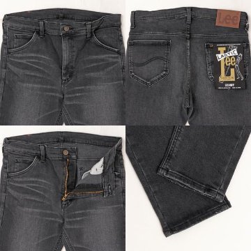  Lee リー LASTIC LM1710 SKINNY STRETCH DENIM メンズ スキニー 細め パンツ ストレッチ ユーズドカラー　146＆183の画像