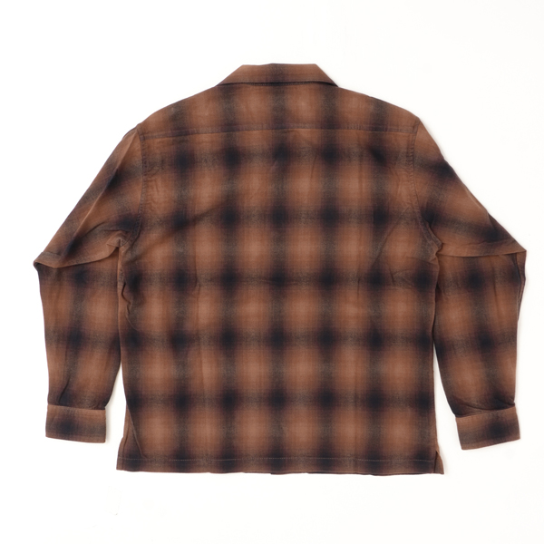 Schott ショット 5220004 オンブレ フランネル チェッ ク シャツ メンズ トップス 秋冬 コットンの画像
