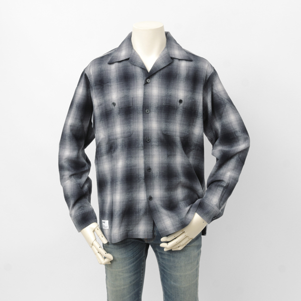 Schott ショット 5220004 オンブレ フランネル チェッ ク シャツ メンズ トップス 秋冬 コットンの画像