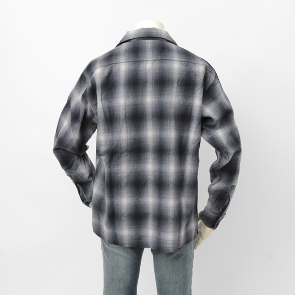 Schott ショット 5220004 オンブレ フランネル チェッ ク シャツ メンズ トップス 秋冬 コットンの画像