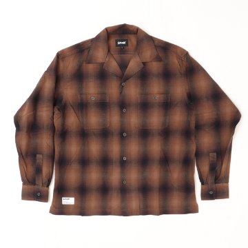 Schott ショット 5220004 オンブレ フランネル チェッ ク シャツ メンズ トップス 秋冬 コットンの画像