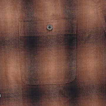 Schott ショット 5220004 オンブレ フランネル チェッ ク シャツ メンズ トップス 秋冬 コットンの画像