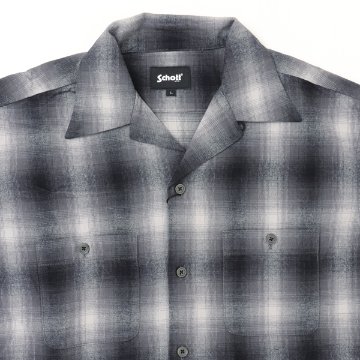 Schott ショット 5220004 オンブレ フランネル チェッ ク シャツ メンズ トップス 秋冬 コットンの画像