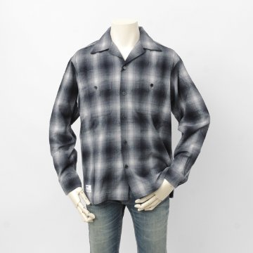 Schott ショット 5220004 オンブレ フランネル チェッ ク シャツ メンズ トップス 秋冬 コットンの画像