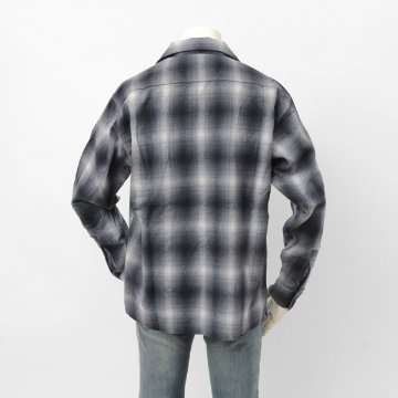 Schott ショット 5220004 オンブレ フランネル チェッ ク シャツ メンズ トップス 秋冬 コットンの画像