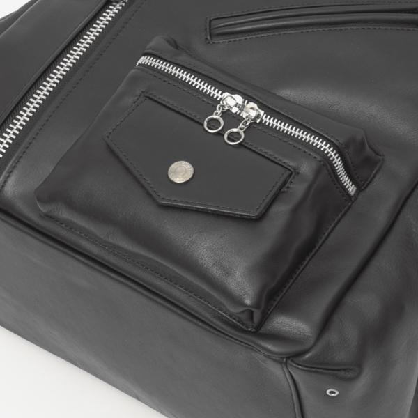 Schott ショット 782-49760009 ライダースデイパック　レザー 牛革　010）Black LEATHER バッグRiders Day Packの画像