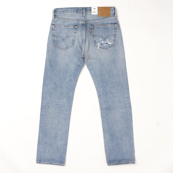 LEVI'S リーバイス 00501-3736 501 ストレート ダメージ リペア加工 赤耳 セルビッジ ダメージ加工 L32の画像