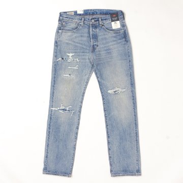 LEVI'S リーバイス 00501-3736 501 ストレート ダメージ リペア加工 赤耳 セルビッジ ダメージ加工 L32の画像