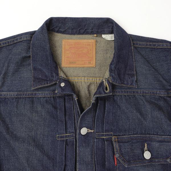 1936年Model   506ＸＸ  Type-ⅠJacket  ファーストモデル 70506-00 29)ミディアムインディゴ　BENTON  オーガニックコットン カイハラデ46＝T-BACKの画像