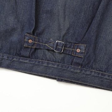 1936年Model   506ＸＸ  Type-ⅠJacket  ファーストモデル 70506-00 29)ミディアムインディゴ　BENTON  オーガニックコットン カイハラデ46＝T-BACKの画像