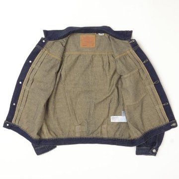 1936年Model   506ＸＸ  Type-ⅠJacket  ファーストモデル 70506-00 29)ミディアムインディゴ　BENTON  オーガニックコットン カイハラデ46＝T-BACKの画像