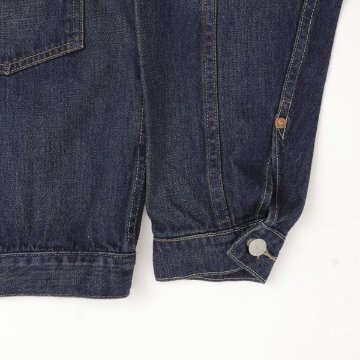 1936年Model   506ＸＸ  Type-ⅠJacket  ファーストモデル 70506-00 29)ミディアムインディゴ　BENTON  オーガニックコットン カイハラデ46＝T-BACKの画像