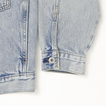 Levi's リーバイス TYPE I トラッカージャケット 27)ターコイズリベット　ライトインディゴ WORN IN a3174-0027の画像