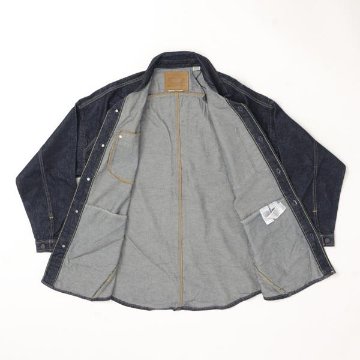 Levi's リーバイス ツイストシャケット　シャケット TWIST SHACKET 003M1-00 01）ミディアムンディゴ　02）インディゴ  ドロップショルダー シャツジャケットの画像