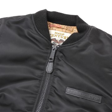 AVIREX アヴィレックス 783-5952601 50th Anniversary MA-1 シグネチャービッグロゴ レディース アウター リバーシブル 中綿 の画像
