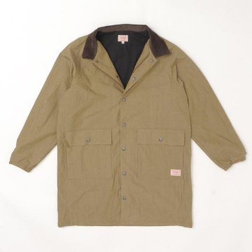 BIG MIKE ビッグマイク 1025456300 ロングコーチジャケット ピグメント加工 コート　グランドコート　ジャケット　防寒　秋冬コーチジャケットの画像