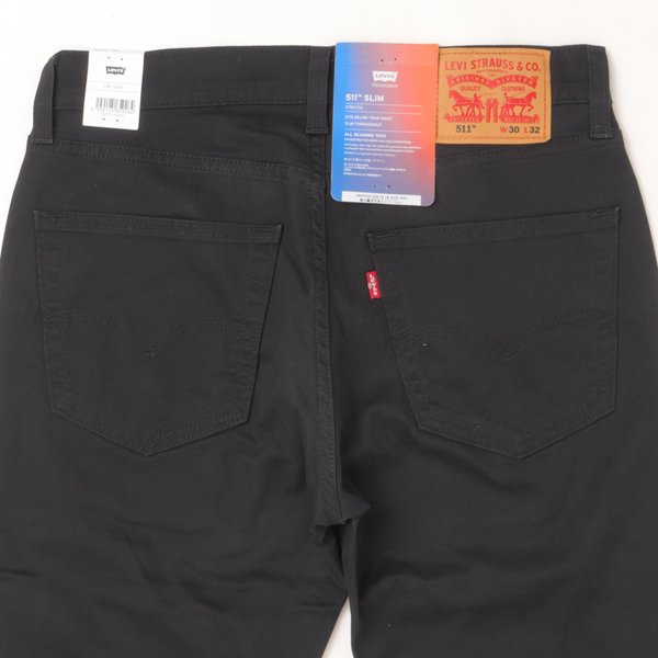 LEVI'S リーバイス 511 04511-3378 メンズ パンツ ジーンズ スリム ストレッチ small-e オールシーズン BLACKの画像