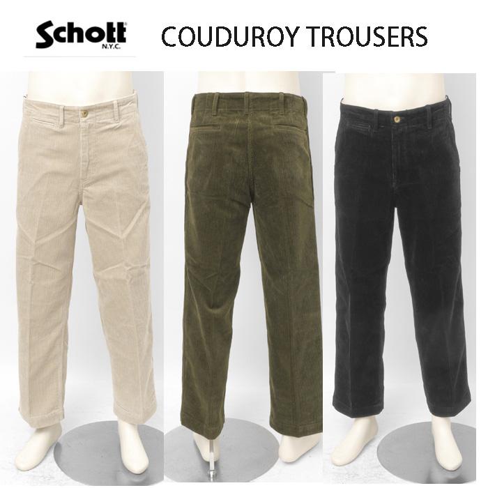 SCHOTT ショット 782-5210014 ノータック 8ウェル コーヂュロイトラウザー コーツ天パンツ ビンテージトラウザー　の画像