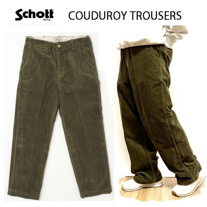 SCHOTT ショット 782-5210014 ノータック 8ウェル コーヂュロイトラウザー コーツ天パンツ ビンテージトラウザー　の画像
