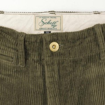 SCHOTT ショット 782-5210014 ノータック 8ウェル コーヂュロイトラウザー コーツ天パンツ ビンテージトラウザー　の画像