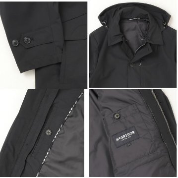 McGREGOR マグレガー メンズ  111125601 ジャケット　マックテクノ　高機能　防寒　撥水　透湿　機能3WAYコート　ダウンジャケット　防寒ジャケットの画像