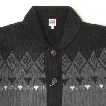 EDWIN エドウィン et6155 カウチン カーディガン セーター メンズ cowichan 秋 冬の画像