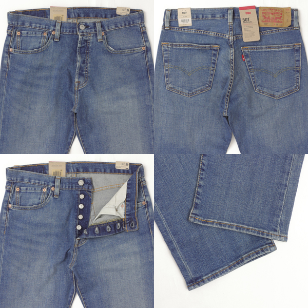 LEVI'S リーバイス 00501-3333 501 ストレート メンズ ジーパン ジーンズ ストレッチ ボタンフライの画像
