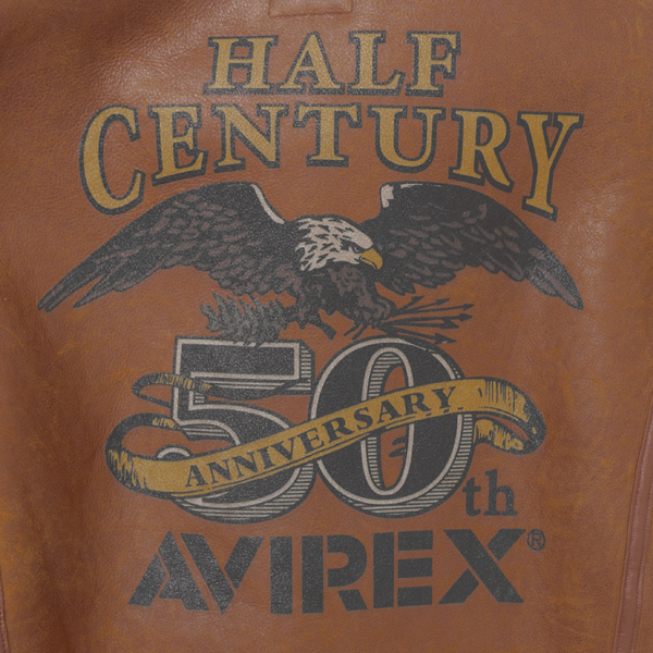AVIREX アビレックス B-3 CUSTOM 5250009 牛革 アウター 50周年記念 革ジャン ムートン ミリタリージャケットの画像