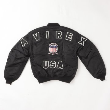AVIREX アビレックス MA-1 783-5952019 50th Anniversary MA-1 SIGNATURE BIG LOGO メンズ アウター ミリタリ― 中綿 防寒 リバーシブルの画像