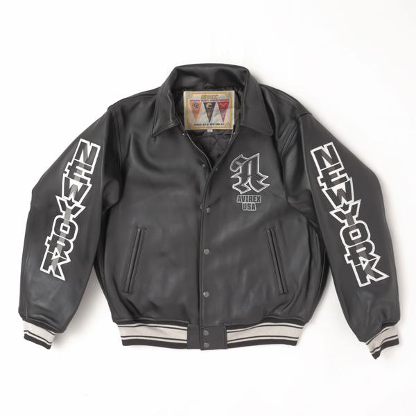 AVIREX アビレックス 50th Anniversary  783-5250011 VARISTY LEATHER "50TH EDITION" スタジアムジャケット ミリタリージャケットの画像