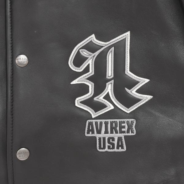 AVIREX アビレックス 50th Anniversary  783-5250011 VARISTY LEATHER "50TH EDITION" スタジアムジャケット ミリタリージャケットの画像