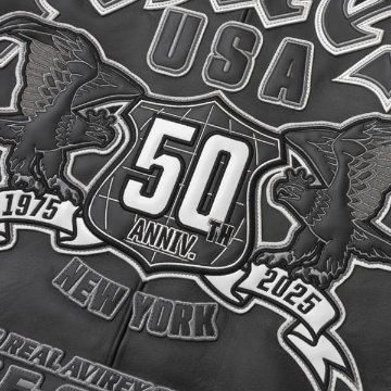 AVIREX アビレックス 50th Anniversary  783-5250011 VARISTY LEATHER "50TH EDITION" スタジアムジャケット ミリタリージャケットの画像