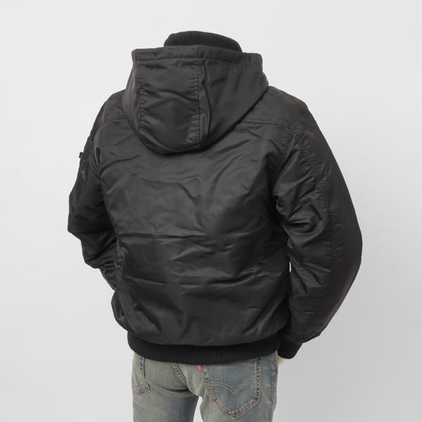 Valley apparel バリーアパレル VA5001 HOODED RIB FLIGHT フーデッドリブジャケット ミりタリー alpha サーモライト 暖かファブリック ブルゾン　ジャケット　の画像