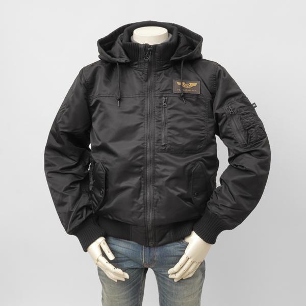 Valley apparel バリーアパレル VA5001 HOODED RIB FLIGHT フーデッドリブジャケット ミりタリー alpha サーモライト 暖かファブリック ブルゾン　ジャケット　の画像