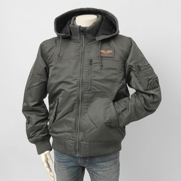 Valley apparel バリーアパレル VA5001 HOODED RIB FLIGHT フーデッドリブジャケット ミりタリー alpha サーモライト 暖かファブリック ブルゾン　ジャケット　の画像