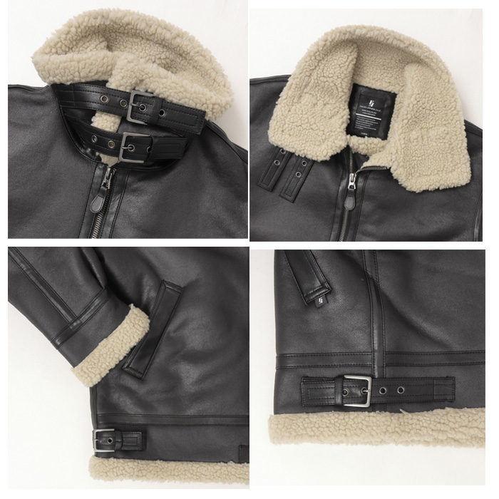 VALLEY APPAREL VA5003 フェイクムートン FAKEMOUTON B-3 バレーアパレル アウター 防寒 ミリタリー の画像