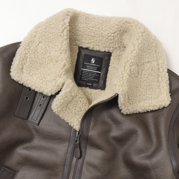 VALLEY APPAREL VA5003 フェイクムートン FAKEMOUTON B-3 バレーアパレル アウター 防寒 ミリタリー の画像