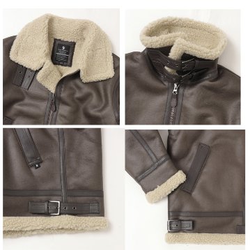 VALLEY APPAREL VA5003 フェイクムートン FAKEMOUTON B-3 バレーアパレル アウター 防寒 ミリタリー の画像