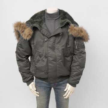 Valley apparel バレイアパレル VA3001 N-2B フライト ナイロンジャケット　ミリタリー　ショート  ブルゾン　の画像