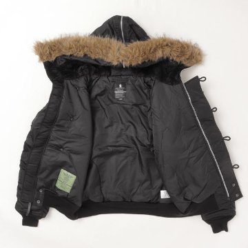 Valley apparel バレイアパレル VA3001 N-2B フライト ナイロンジャケット　ミリタリー　ショート  ブルゾン　の画像