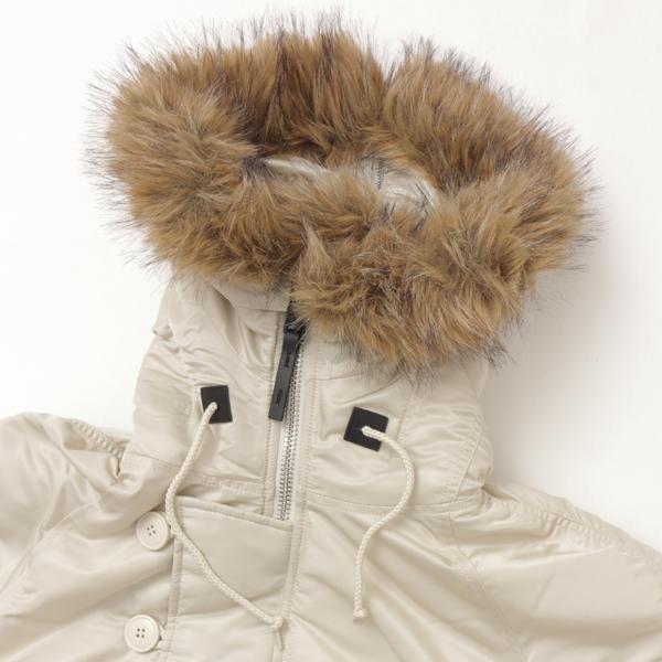 Valley apparel バレイアパレル レディース N-2B VA7002 N2B フライト ナイロン ジャケット ミリタリー ショート ブルゾン　の画像