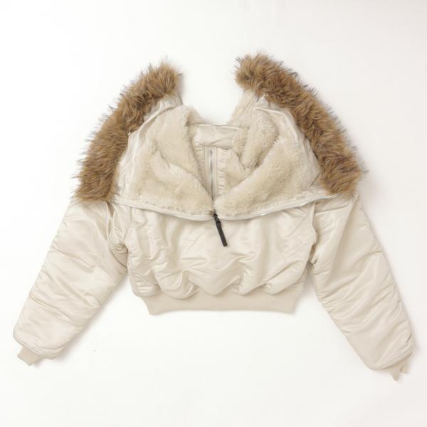 Valley apparel バレイアパレル レディース N-2B VA7002 N2B フライト ナイロン ジャケット ミリタリー ショート ブルゾン　の画像