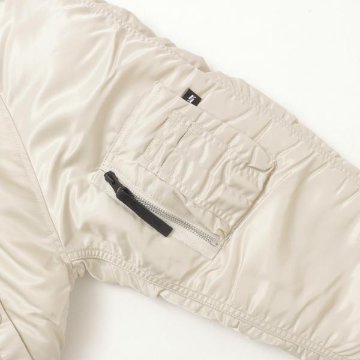 Valley apparel バレイアパレル レディース N-2B VA7002 N2B フライト ナイロン ジャケット ミリタリー ショート ブルゾン　の画像